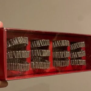 Silver Napkin Rings Set of 6